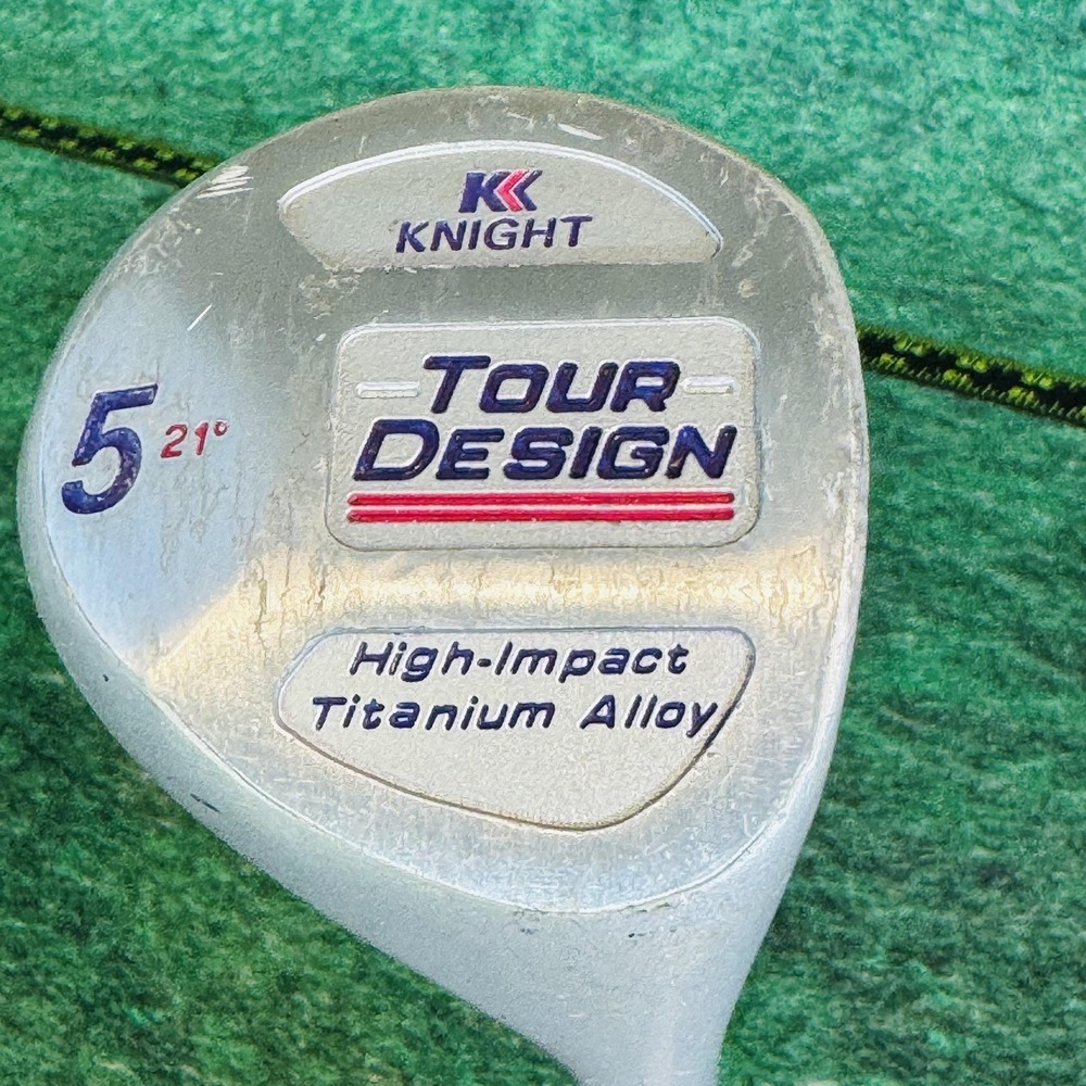 Vintage Knight 5 Fairway Wood Womens RH Tour Design 21° High-Impact Silver USA